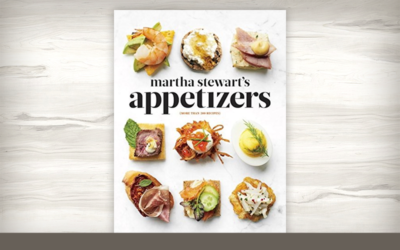 Photo gallery of recipes from Martha Stewart's Appetizers cookbook at A Taste for Living