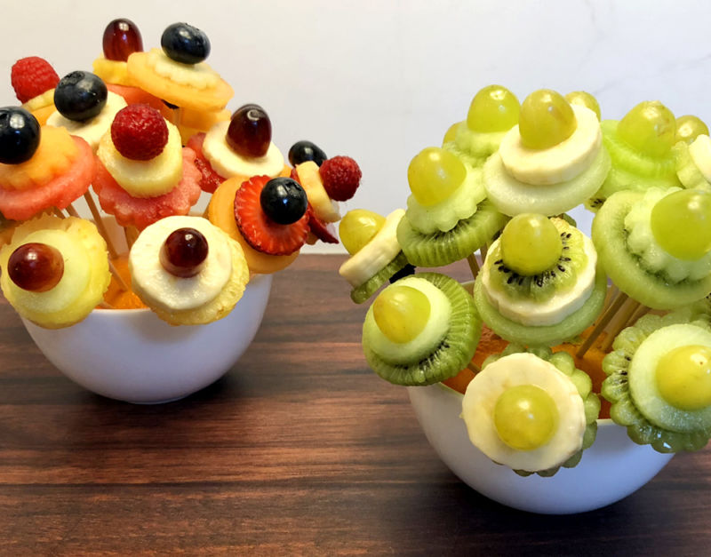 DIY Make Your Own Mini Fruit Bouquets by Jessica Brand from A Taste for Living