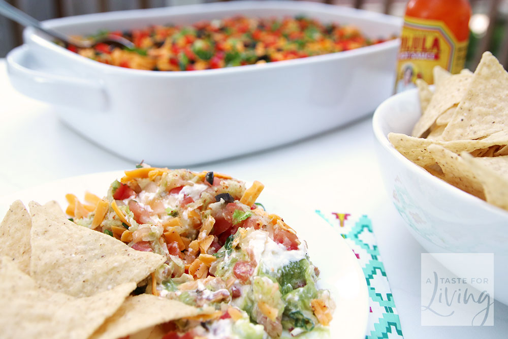 Can't Cook? Make a Layered Taco Dip instead.